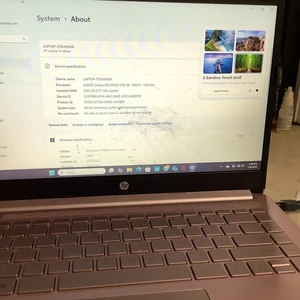 HP 14-cf2112wm 14" Celeron N4120 1.1GHz 4GB RAM 64GB eMMC Flash Storage - Picture 1 of 4