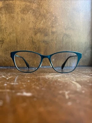 SAL. Marco de gafas Optics Netty titanio 52 17 135 verde azulado sólido descontinuado Foto 1 de 4