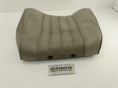 BMW 533i E28 Front Right Passenger Seat Upper Backrest Leather Cushion 82-88 - Image 1 of 4