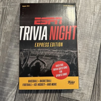 ESPN TRIVIA NIGHT Express Edition SEALED Sports Trivia Game FUNKO GAMES - Image 1 of 2