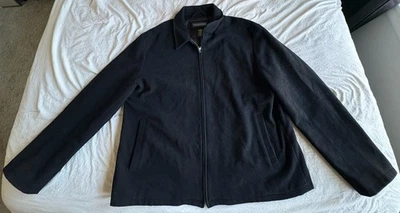 Vintage Banana Republic Harrington Cashmere Wool Full Zip Jacket Size XL - Image 1 of 4