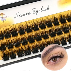 3 Lines Thick Individual Eyelashes 8~16mm Eyelash Clusters DIY Lash Extension - Picture 1 of 7