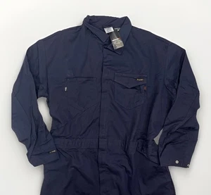 Workrite FR NWT Coveralls Mens 4XL Navy Ultrasoft FR CAT 2 2112 Michael Myers - Picture 1 of 16