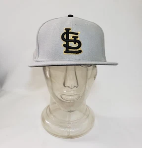 STL St. Louis Cardinals NewEra eng anliegende Mütze 7 7/8 grau & gelb - Bild 1 von 8