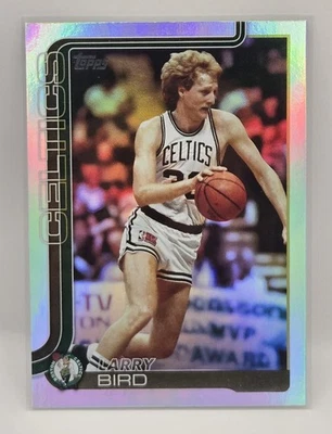 2025-26 Topps Basketball Larry Bird Rainbow Foilboard Boston Celtics NBA - Image 1 of 2