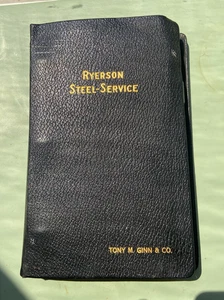 RYERSON STEEL-SERVICE MANUAL 1927-1957 OTHER DATES METAL TUBING - Picture 1 of 15