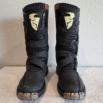 Botas Thor Blitz Youth MX Motocross todo terreno ATV Talla 4 Fox Fly Oneal Gaerne  Foto 1 de 4