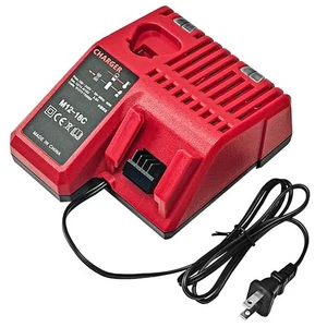 Replacement Battery Charger for Milwaukee M12 & M18 Multi Voltage Lithium Ion... - Picture 1 of 7