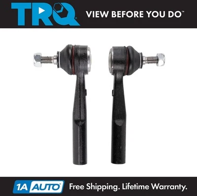 TRQ Tie Rod Set Fits 2016-2019 Fiat 500X 2015-2018 Jeep Renegade - Image 1 of 4