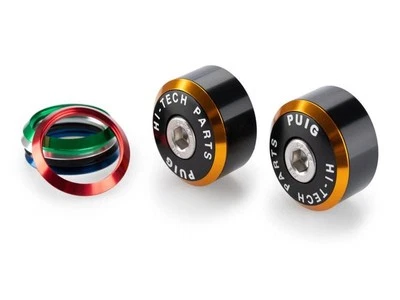 Puig Black Balance Bar Ends Kawasaki Versys 650 Grand Tourer 2015-2022 - Image 1 of 4