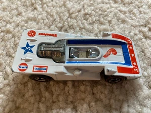 Vintage Hot Wheels Redline Dampfwalze weiß blau & rot Vintage 1973 Hong Kong - Bild 1 von 5