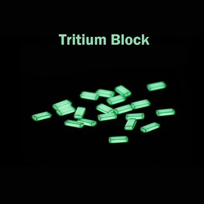 1PC. 1.5*3*9mm/1.5*3*6mm Cuboid Glass Night Life Self-Luminous 25 Years Life