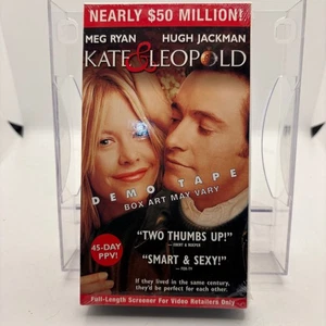 Kate & Leopold Meg Ryan Hugh Jackman Demo VHS Tape Promotional Screener RARE - Picture 1 of 3