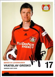 Original Autogramm Vratislav Gresko  Bayer Leverkusen /// Autograph signiert sig - Picture 1 of 2
