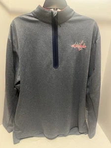 NHL Washington Capitals 1/4 Zip Jacke Herren Authentic NHL Fanatics L Pullover - Bild 1 von 10