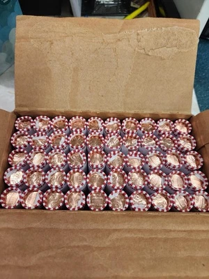 2025 D Lincoln Cent Penny Full Box 50 Rolls BU UNC - Image 1 of 2
