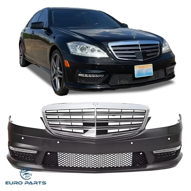 Kit de parachoques delantero con rejilla estilo AMG para MERCEDES BENZ 2007-2013 W221 S63/S65 Foto 1 de 4