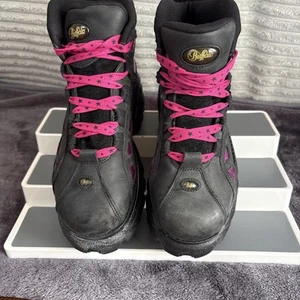 Buffalo London Plateau Sneaker schwarz & pink Y2K Raver Emo Punk UK 7 *lesen* - Bild 1 von 19