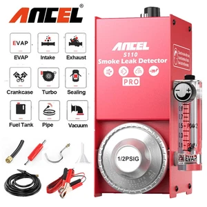 ANCEL S110 Pro EVAP Smoke Leak Detector Car Fuel Pipe Air Pump Diagnostic Tool - Picture 1 of 15