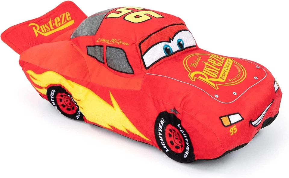 Disney Pixar Cars 3 S Plush Lightning McQueen Red Pillow Buddy RARE