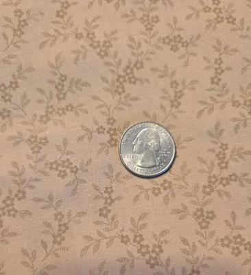 61/4 yardas Tejido de algodón ligero pequeño calicó tonal TAN Marcus Bros Faye Liverman Foto 1 de 4