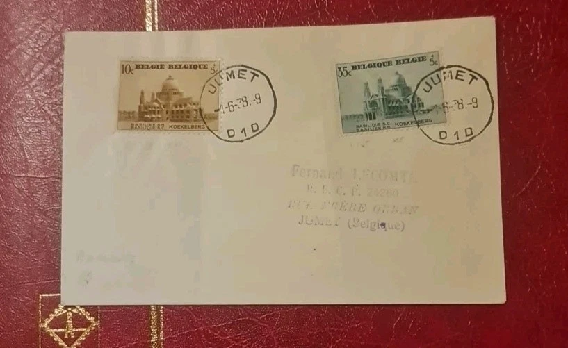  BELGIUM - POSTAL HISTORY -  FDC COVER   1938  Architecture - Image 1 of 4
