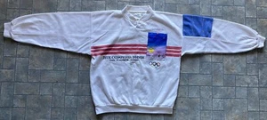 Vintage Adidas Sweatshirt 1948 St Moritz Olympics Moscow Made In Hong Kong - Bild 1 von 24