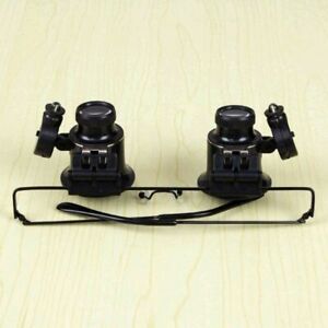 20X Repair Tool Glasses Watch Type Magnifier with LED Lights Magnifier Two Type