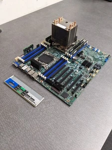** Intel S2600CW Server Motherboard Xeon E5-2620 V3 CPUs 64GB RAM - Afbeelding 1 van 5