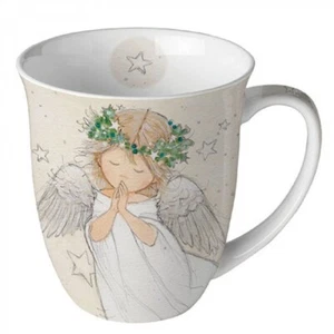 Ambiente Kaffeetasse Teetasse Becher Mug 0,4l Porzellan Engelmotiv Schutzengel - Bild 1 von 1