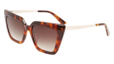 New Calvin Klein CK-22516S 220 Brown Havana with Gradient Smoke Khaki Lenses - Image 1 of 4
