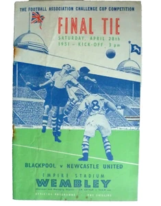 Finale Coppa Fa 1951 Blackpool v Newcastle United 28 aprile - Foto 1 di 3