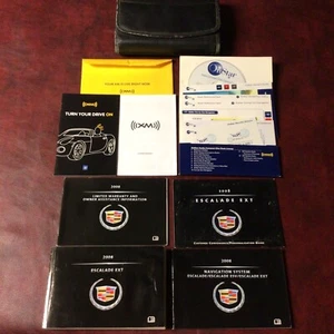 Cadillac Escalade Ext 2008 manual completo del propietario ref navegación XM estuche guía Onstar - Imagen 1 de 9
