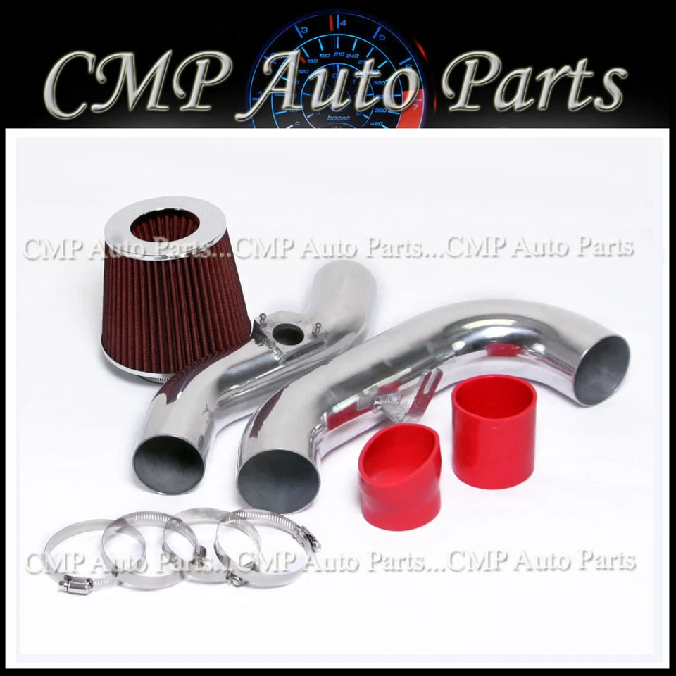 RED COLD AIR INTAKE KIT for 2002-2007 SUBARU IMPREZA WRX 2.0L 2.5L TURBO - Image 1 of 1