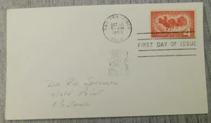 First Day Of Issue Overland Mail San Francisco CA 1958 VTG Stamp Envelope Cover - Picture 1 of 4