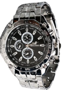 NEW = "ORLANDO" QUARTZ-BATTERY MOVEMENT WRISTWATCH (12 MONTHS FULLY GUARANTEED) - Picture 1 of 14