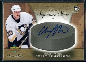 2006-07 Sweet Shot Signature Shots/Saves #SSCA Colby Armstrong - Picture 1 of 2