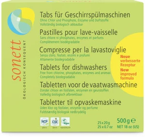 (18,76 EUR/kg) Sonett Geschirrspültabs, 2 Packungen 2x500g, 50 Stück - Bild 1 von 2