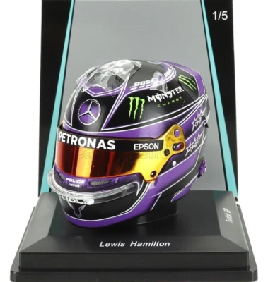 Spark 1/5 F1 Racing Helm Lewis Hamilton Mercedes Turkish GP Turkey 2020 5HF053