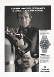 Reloj Tudor Vintage Clásico Lujo Anuncio Reimpresión - Foto Impresa Brillante 8x10 - Imagen 1 de 1