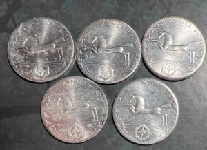 HOFFMAN AND HOFFMAN UNICORN 1981 1OZ VINTAGE SILVER ROUNDS NICER CONDITION-EACH - Picture 1 of 2