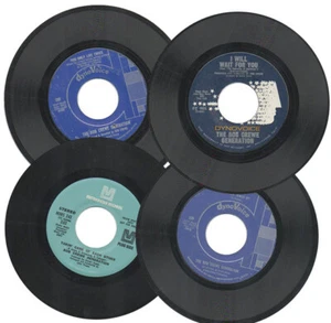 BOB CREWE GENERATION (4) 45 Records MUSIC TO WATCH GIRLS BY / I WILL WAIT.. See! - Imagen 1 de 9