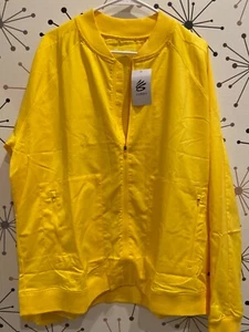 Under Armour Curry UNDRTD Warmup Jacket Taxi Yellow 1356994 790 Men's Size XL - Picture 1 of 4