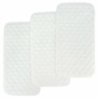 BlueSnail Bamboo Quilted Thicker Waterproof Changing Pad Liners, 3 Count
