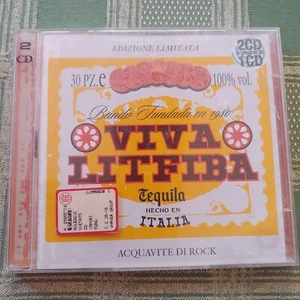 CD VIVA LITFIBA LIMITED EDITION AQUAVITE DI ROCK TEQUILA MADE IN ITALY - Picture 1 of 5