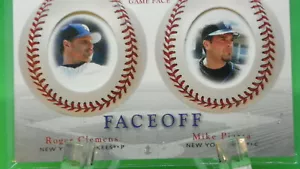 2003 Upper Deck Game Face Roger Clemens and Mike Piazza - Picture 1 of 2