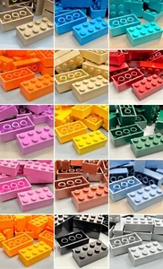 LEGO Brick 2x4 3001, 2, 20 Or 25 Pieces, City Star Wars, Harry Potter, Minecraft - Picture 1 of 26