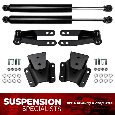 4" Rear Drop Lowering Kit w/ Hangers and Shocks Fits 1965-1972 Ford F100 2WD Foto 1 de 4