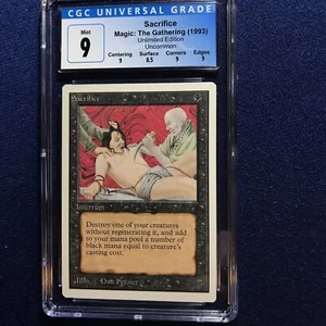MTG Unlimited Sacrifice CGC 9 MINT (with sub grades) 1993 - Picture 1 of 2