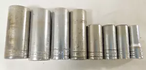 VTG SK Tools 8 PC 3/8" Drive Deep SAE Socket Set 6 PT 3/8"-13/16" - Picture 1 of 13